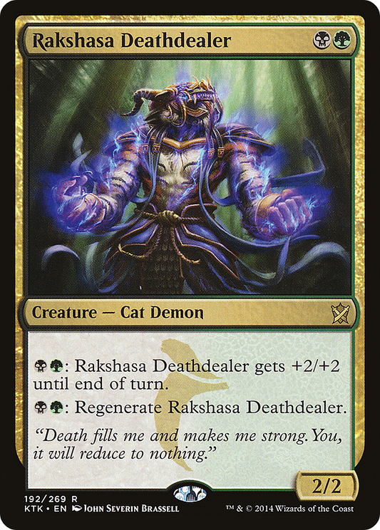 Rakshasa Deathdealer (KTK-192) - Khans of Tarkir Foil