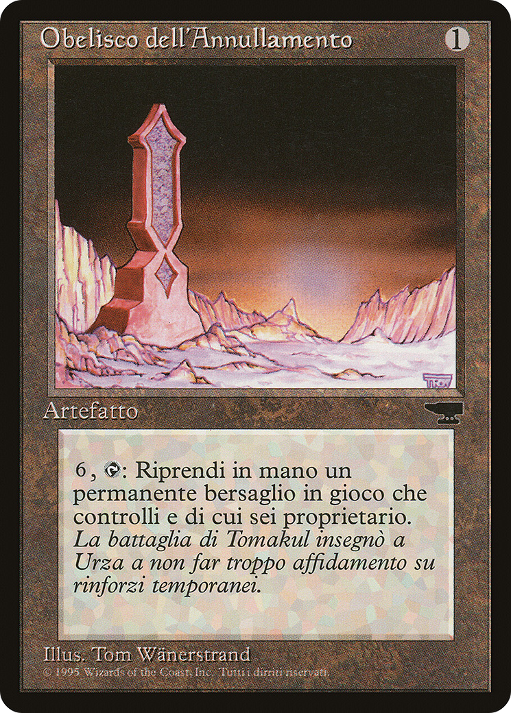 Obelisk of Undoing (RIN-134) - Rinascimento