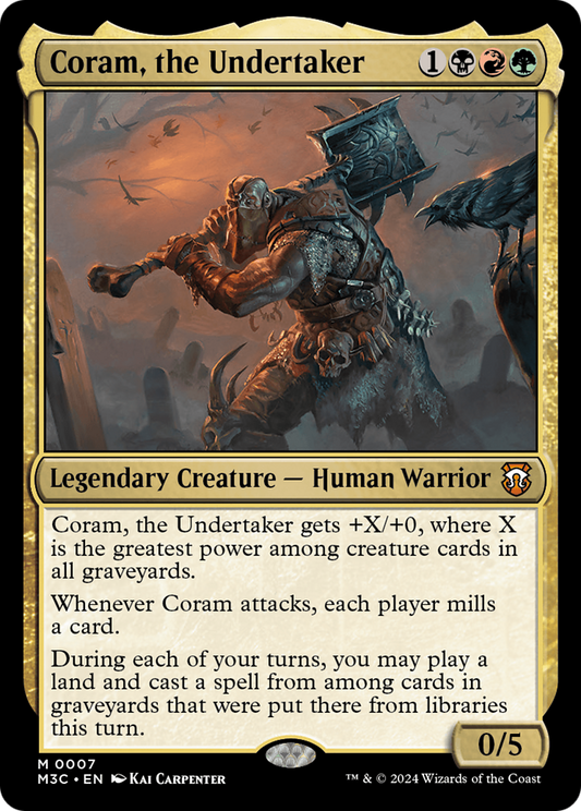 Coram, the Undertaker (M3C-007) - Modern Horizons 3 Commander Foil