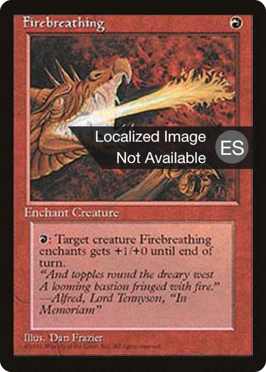 Firebreathing (4BB-193) - Fourth Edition Foreign Black Border