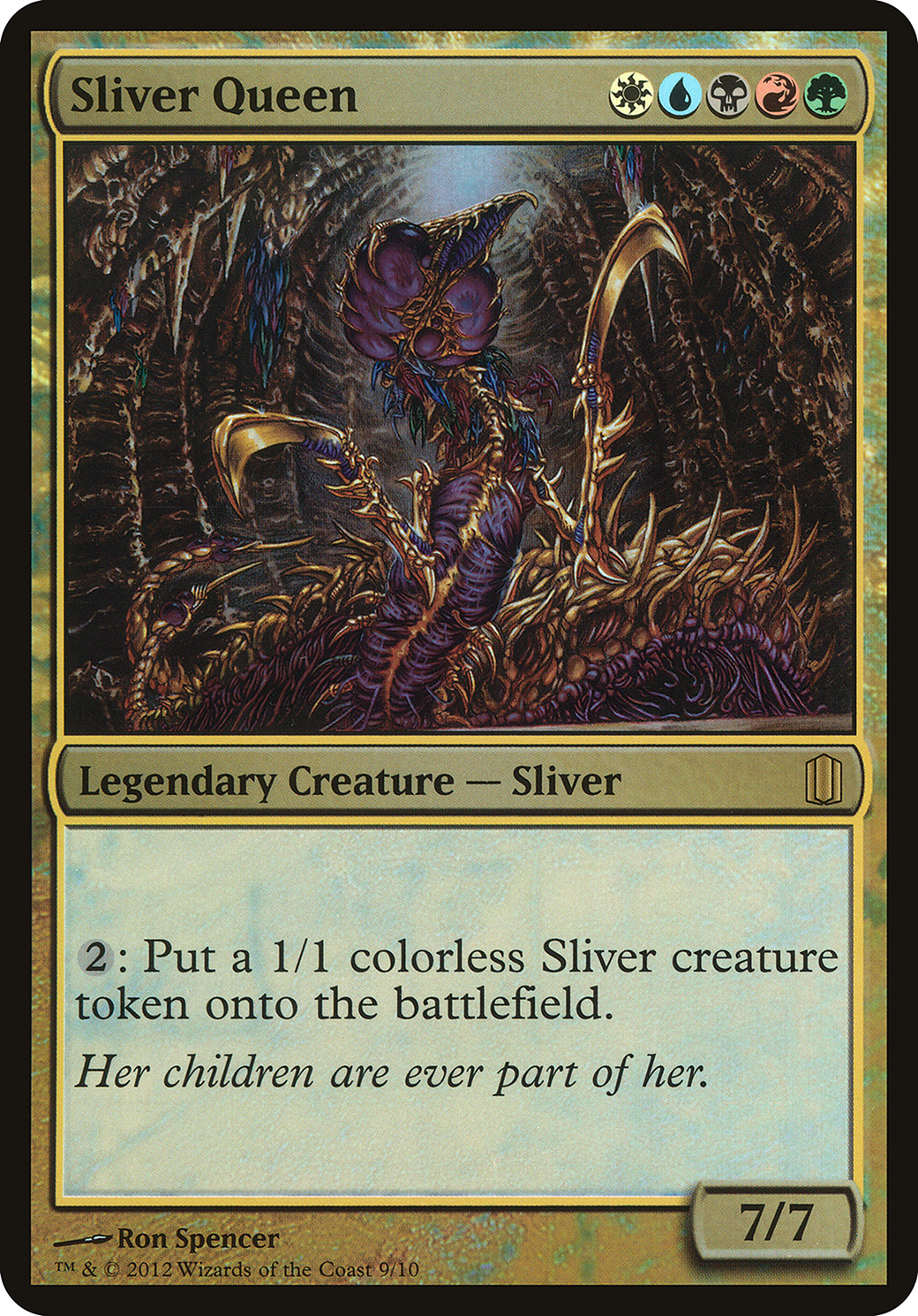 Sliver Queen (OCM1-009) - Commander's Arsenal Oversized Foil