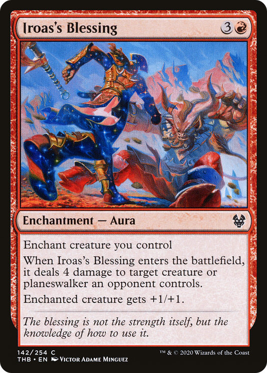 Iroas's Blessing (THB-142) - Theros Beyond Death Foil