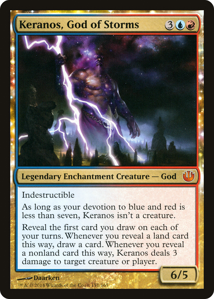 Keranos, God of Storms (JOU-151) - Journey into Nyx Foil
