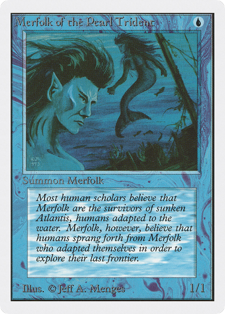 Merfolk of the Pearl Trident (2ED-067) - Unlimited Edition