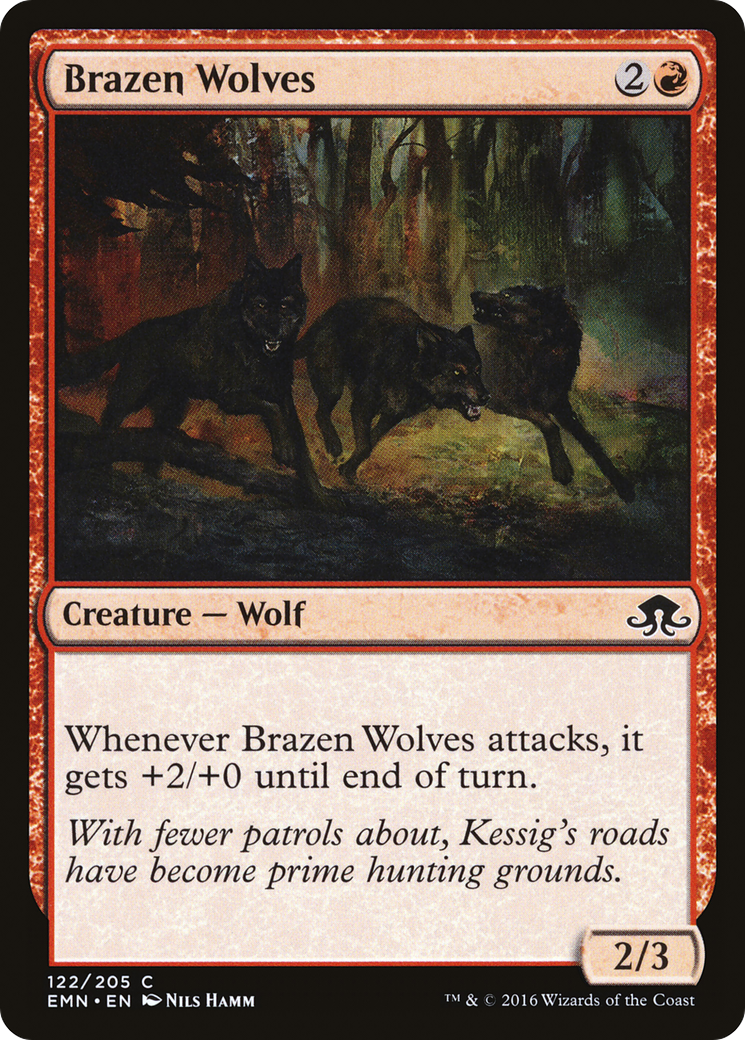Brazen Wolves (EMN-122) - Eldritch Moon Foil
