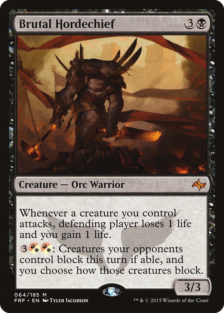 Brutal Hordechief (FRF-064) - Fate Reforged Foil