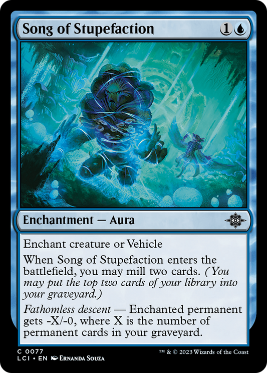 Song of Stupefaction (LCI-077) - The Lost Caverns of Ixalan Foil