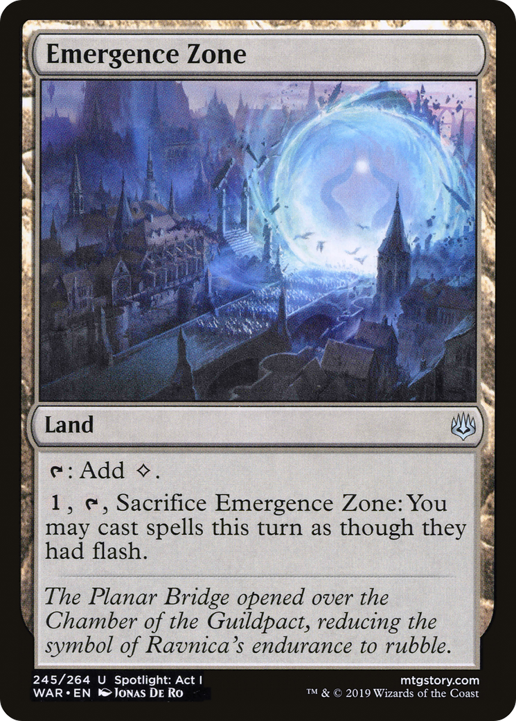 Emergence Zone (WAR-245) - War of the Spark Foil