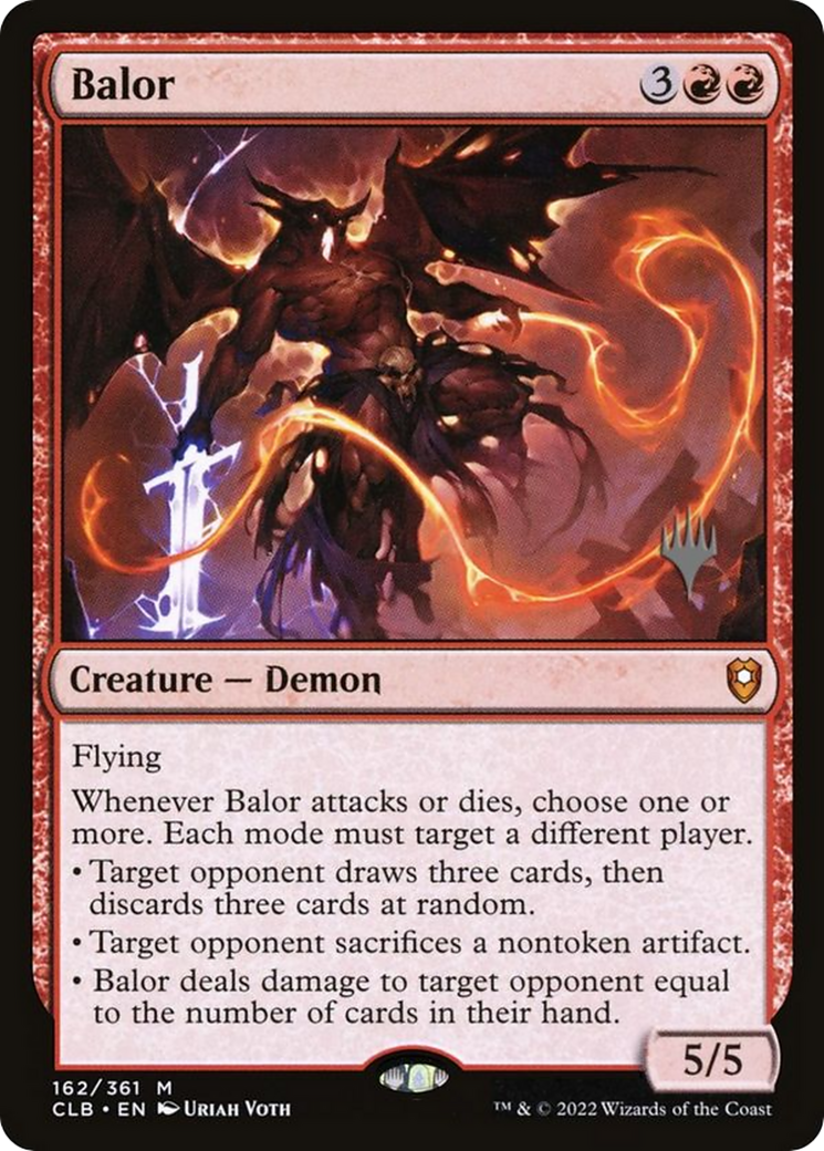 Balor (PPLCI-162P) - Battle for Baldur's Gate Promos: (stamped, promo) (Promo Pack) Foil