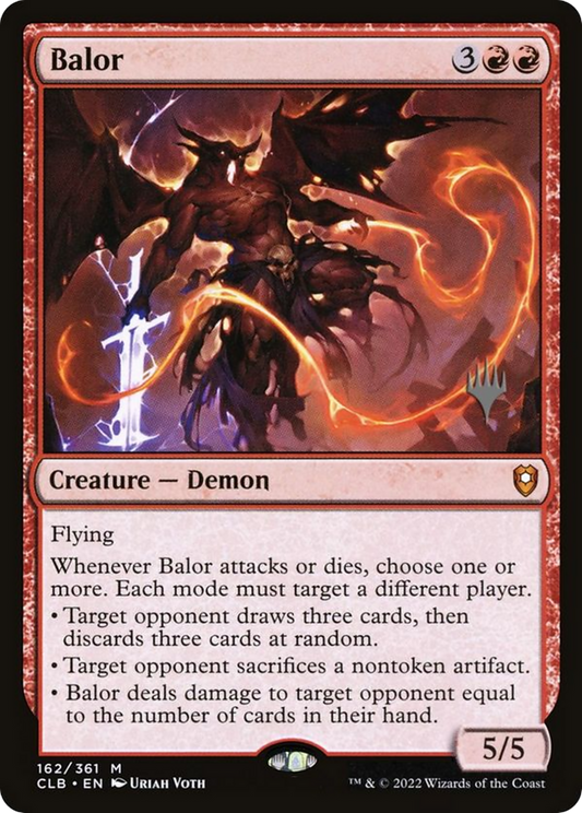 Balor (PPLCI-162P) - Battle for Baldur's Gate Promos: (stamped, promo) (Promo Pack)