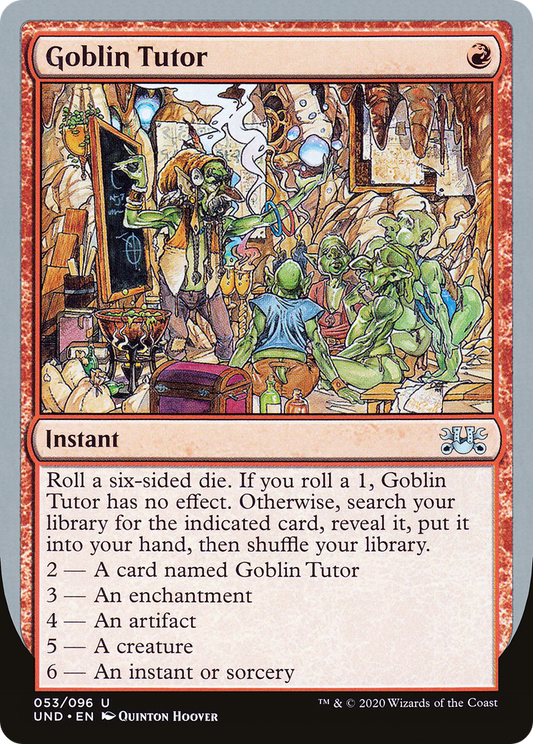 Goblin Tutor (UND-053) - Unsanctioned