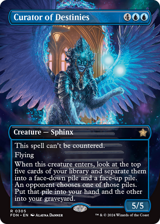 Curator of Destinies (Borderless)  (Borderless)(FDN-305) - Foundations