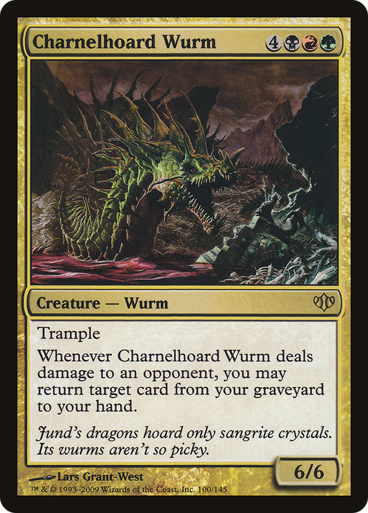 Charnelhoard Wurm (CON-100) - Conflux Foil