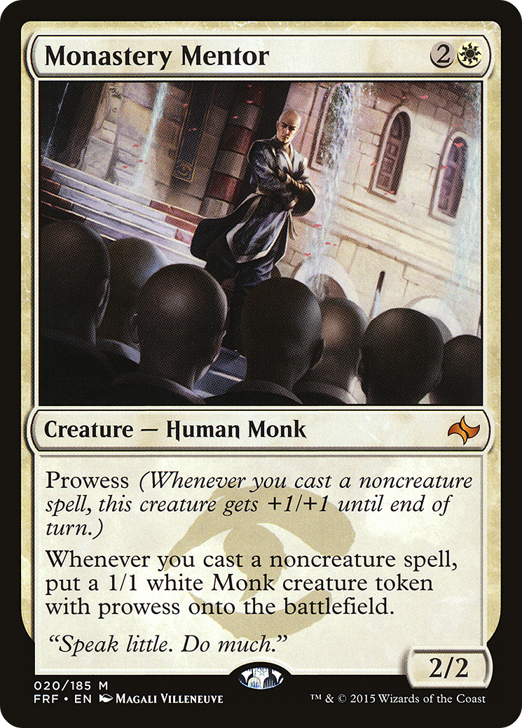 Monastery Mentor (FRF-020) - Fate Reforged Foil