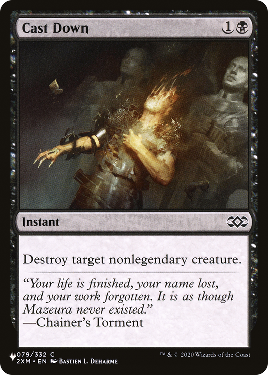 Cast Down (LIST-2XM-79) - The List