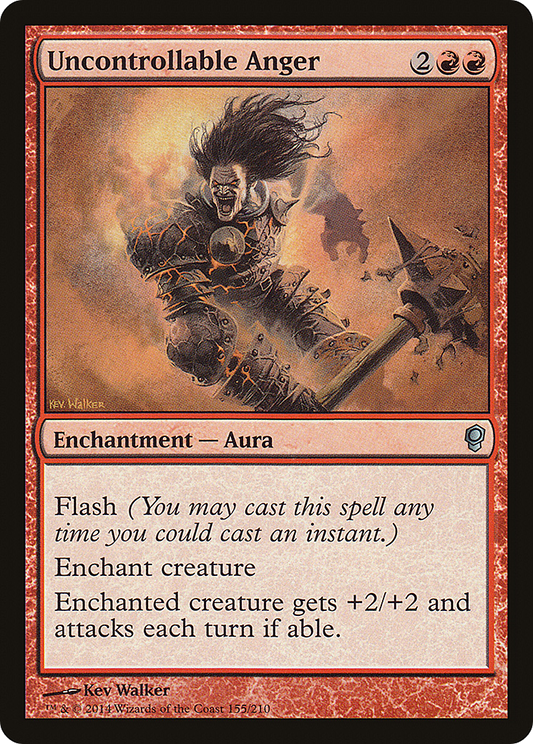 Uncontrollable Anger (CNS-155) - Conspiracy Foil