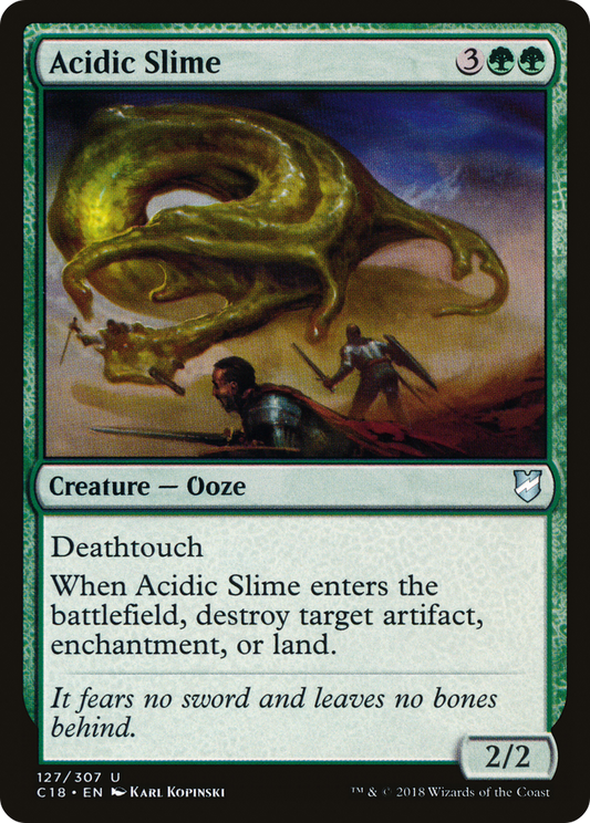 Acidic Slime (C18-127) - Commander 2018