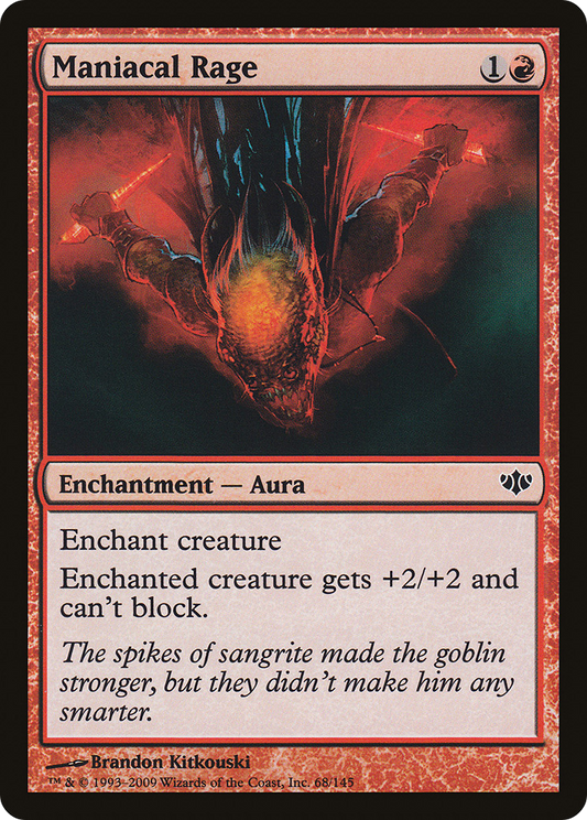 Maniacal Rage (CON-068) - Conflux Foil