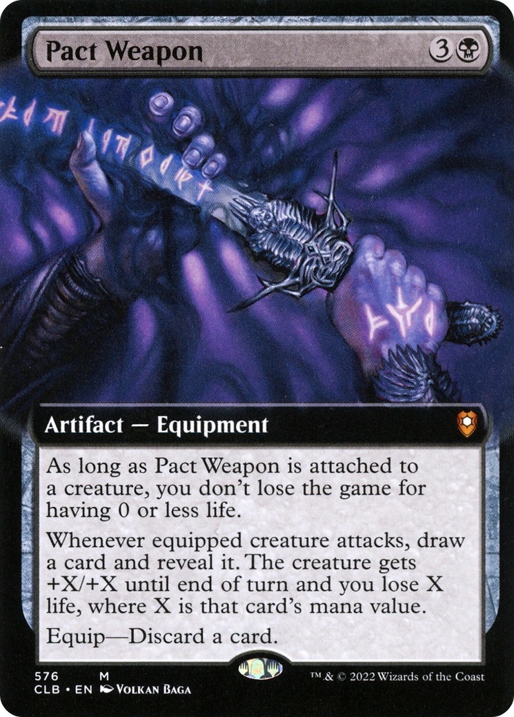 Pact Weapon (CLB-576) - Commander Legends: Battle for Baldur's Gate: (Extended Art) Foil