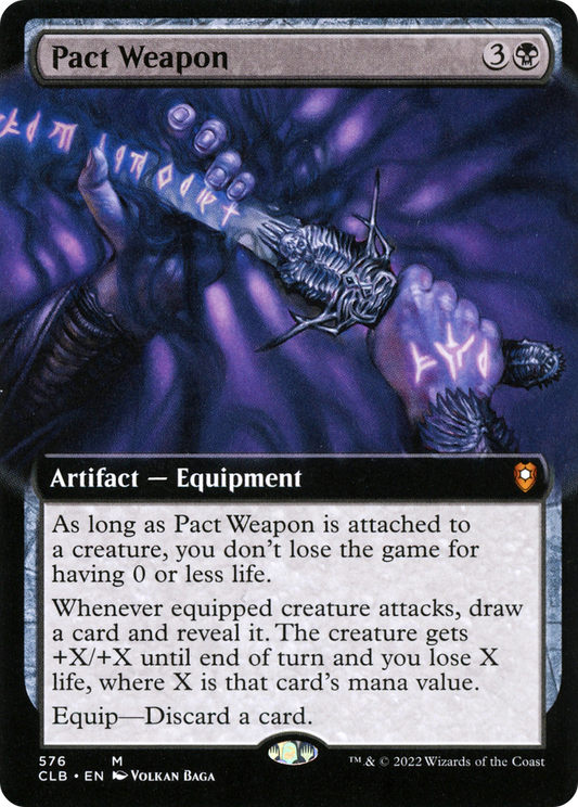 Pact Weapon (CLB-576) - Commander Legends: Battle for Baldur's Gate: (Extended Art) Foil