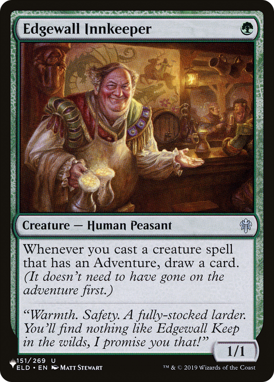 Edgewall Innkeeper (LIST-ELD-151) - The List