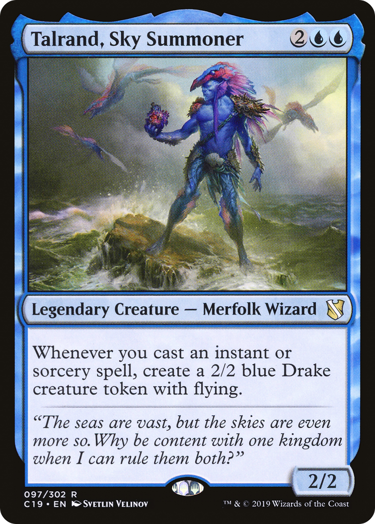 Talrand, Sky Summoner (C19-097) - Commander 2019