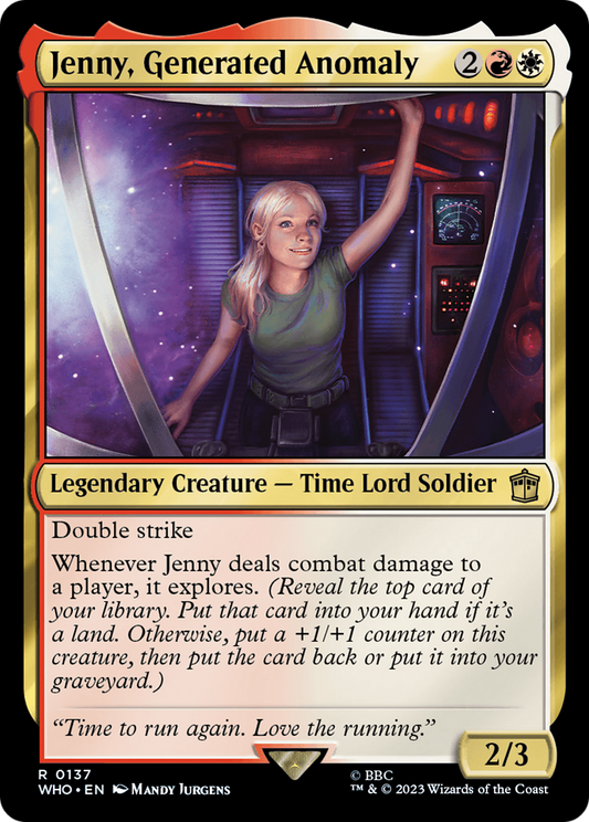 Jenny, Generated Anomaly (WHO-137) - Doctor Who
