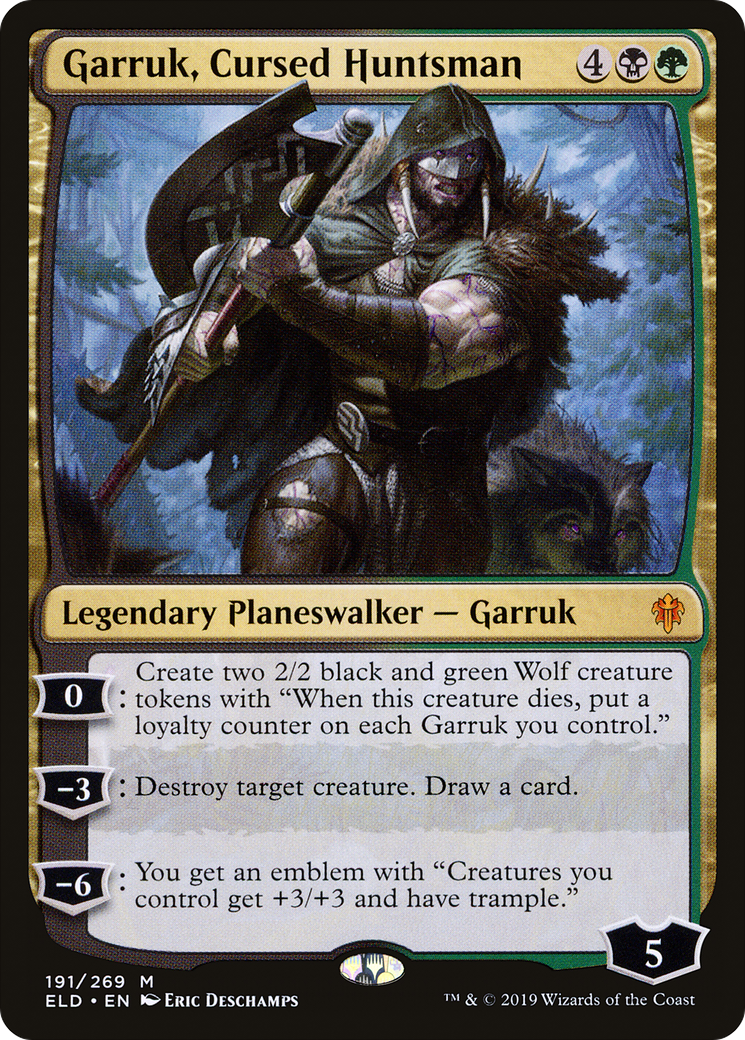 Garruk, Cursed Huntsman (ELD-191) - Throne of Eldraine