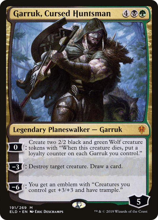 Garruk, Cursed Huntsman (ELD-191) - Throne of Eldraine