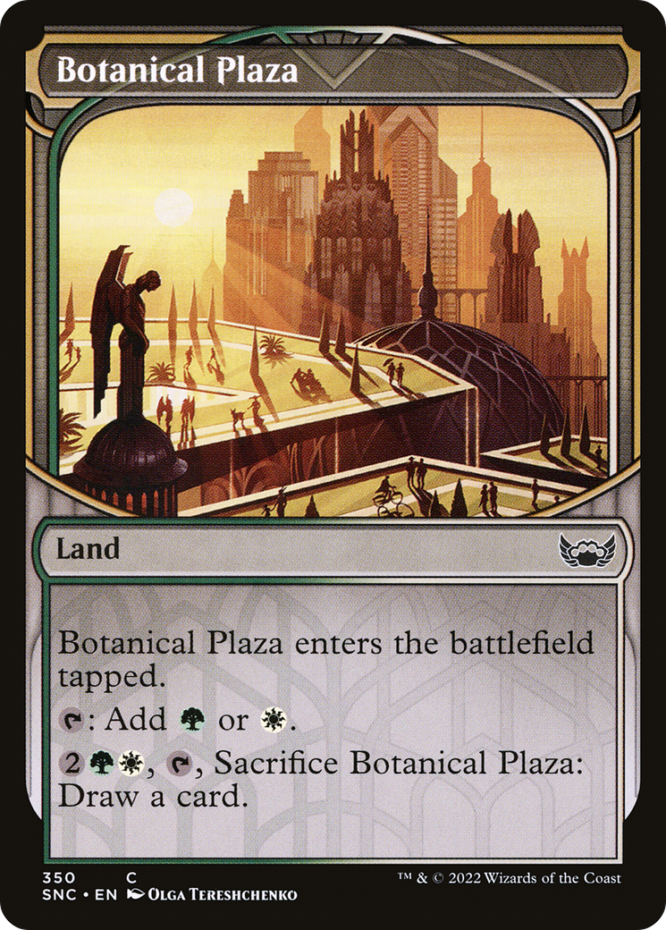 Botanical Plaza (SNC-350) - Streets of New Capenna: (Showcase) Foil