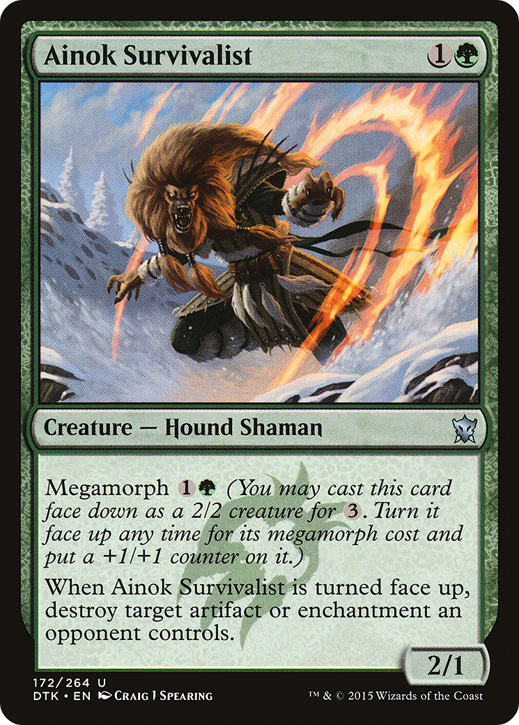 Ainok Survivalist (DTK-172) - Dragons of Tarkir Foil