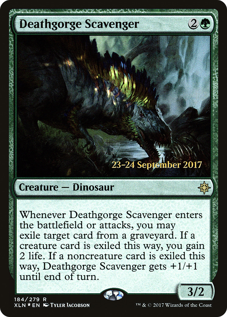 Deathgorge Scavenger (PXLN-184S) - Ixalan Promos Foil