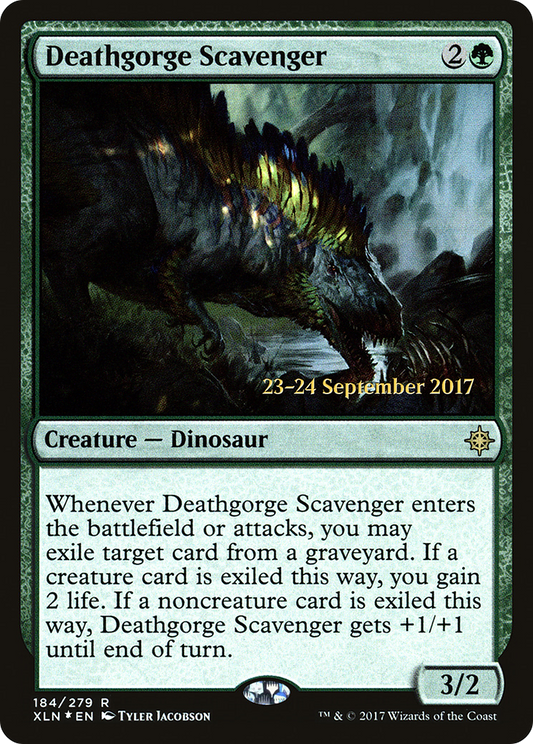 Deathgorge Scavenger (PXLN-184S) - Ixalan Promos Foil