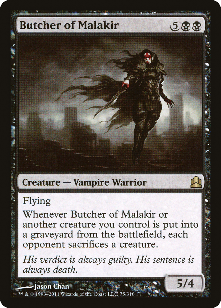 Butcher of Malakir (CMD-075) - Commander 2011