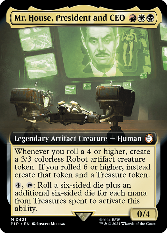Mr. House, President and CEO (Extended Art) (PIP-421) - Fallout: (Extended Art)