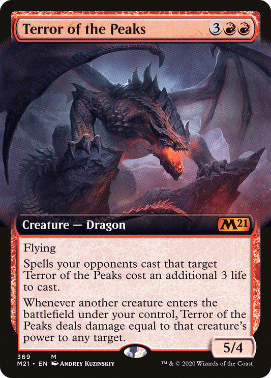 Terror of the Peaks (M21-369) - Core Set 2021: (Extended Art)