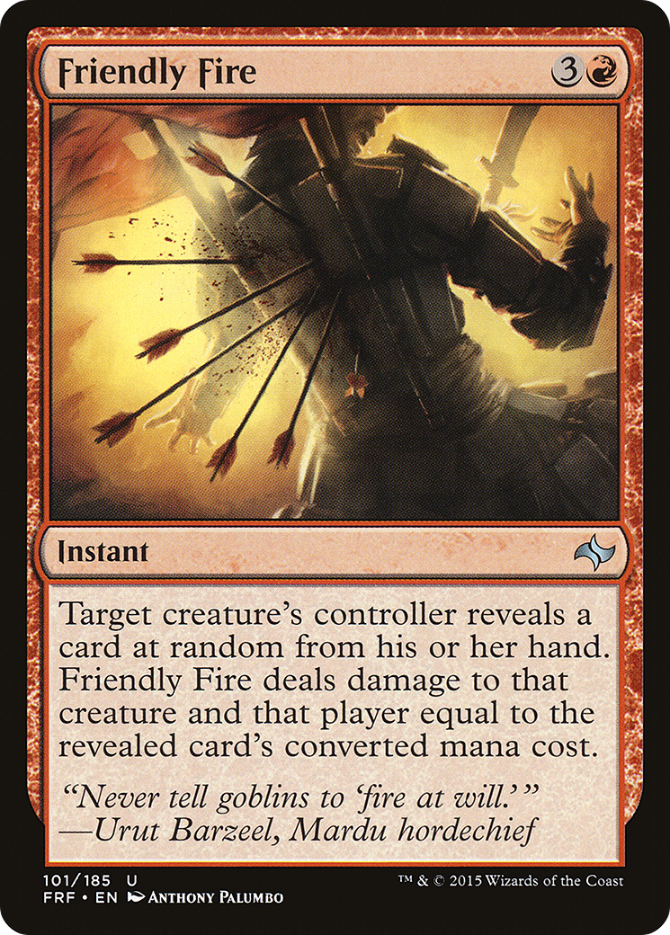 Friendly Fire (FRF-101) - Fate Reforged