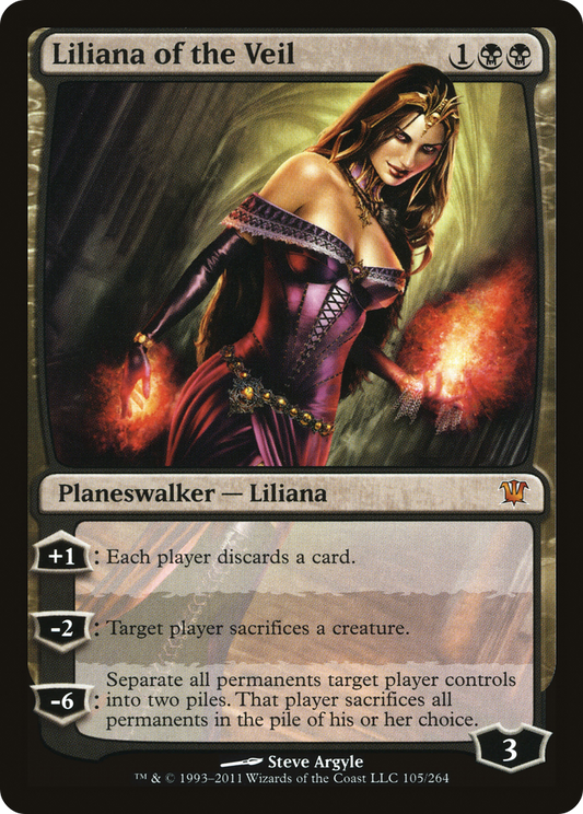 Liliana of the Veil (ISD-105) - Innistrad Foil