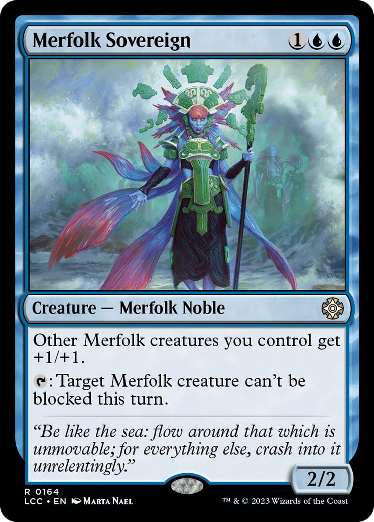 Merfolk Sovereign (LCC-164) - The Lost Caverns of Ixalan Commander