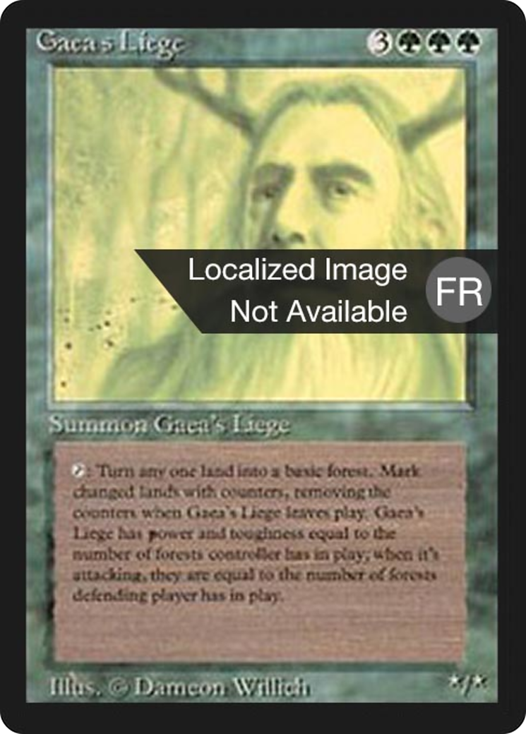 Gaea's Liege (FBB-198) - Foreign Black Border