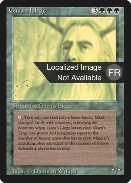 Gaea's Liege (FBB-198) - Foreign Black Border