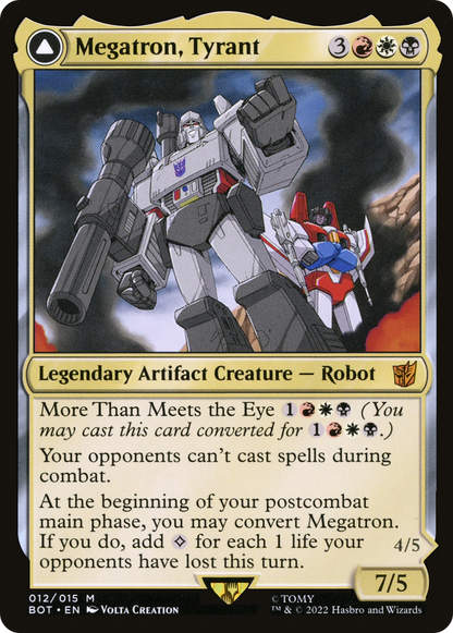 Megatron, Tyrant // Megatron, Destructive Force (BOT-012) - Transformers: (convertdfc)