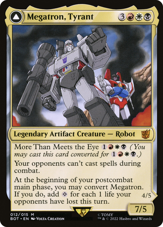 Megatron, Tyrant // Megatron, Destructive Force (BOT-012) - Transformers: (convertdfc)