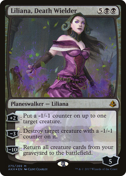 Liliana, Death Wielder (AKH-275) - Amonkhet Foil