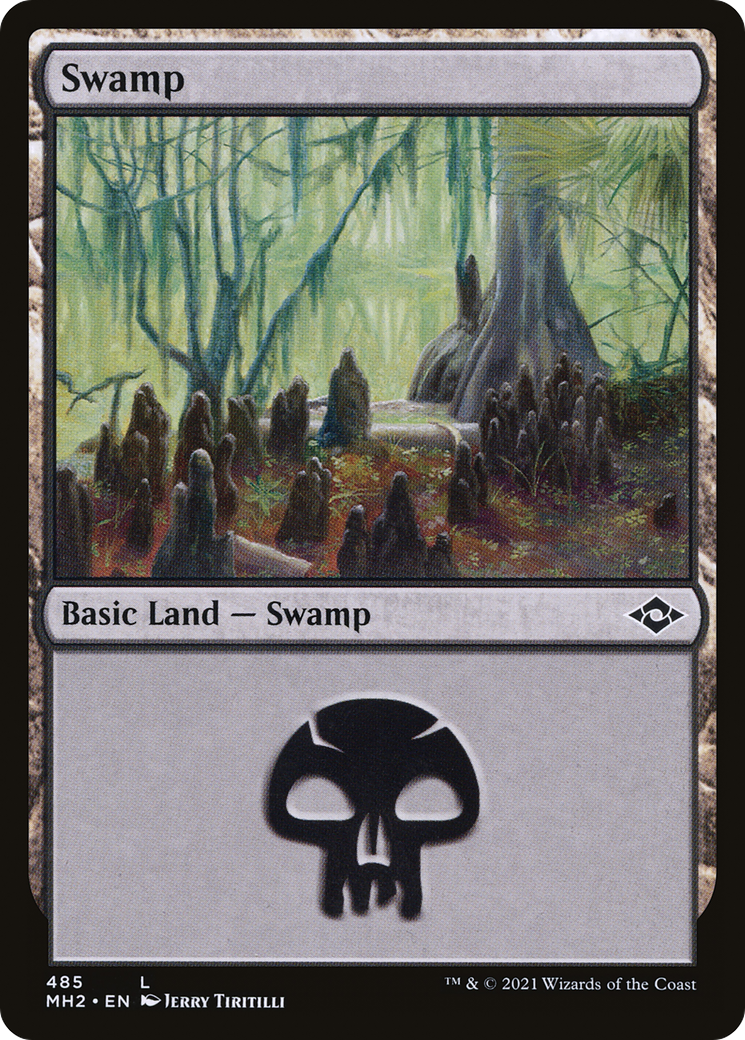 Swamp (MH2-485) - Modern Horizons 2 Etched Foil