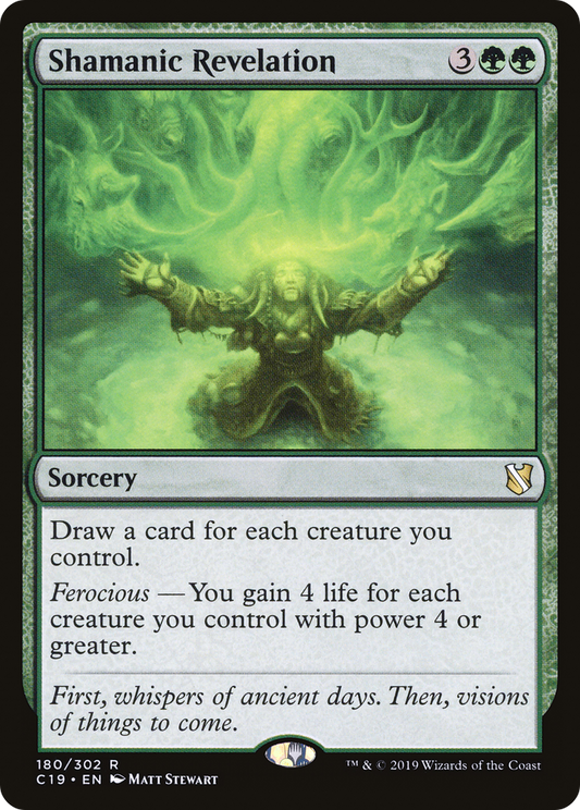 Shamanic Revelation (C19-180) - Commander 2019