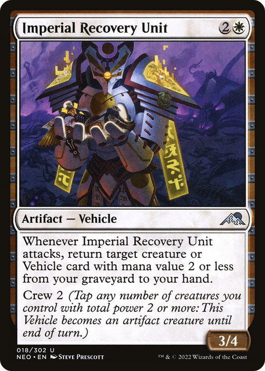 Imperial Recovery Unit (NEO-018) - Kamigawa: Neon Dynasty Foil