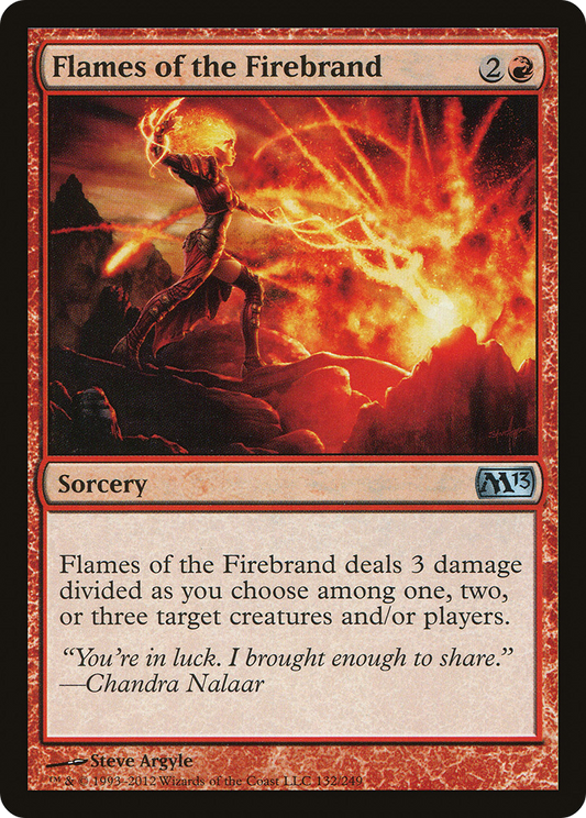 Flames of the Firebrand (M13-132) - Magic 2013