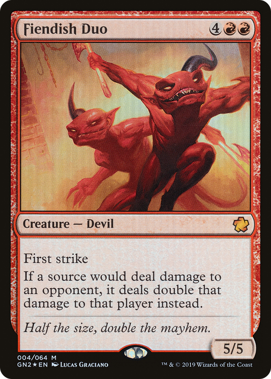 Fiendish Duo (GN2-004) - Game Night 2019 Foil