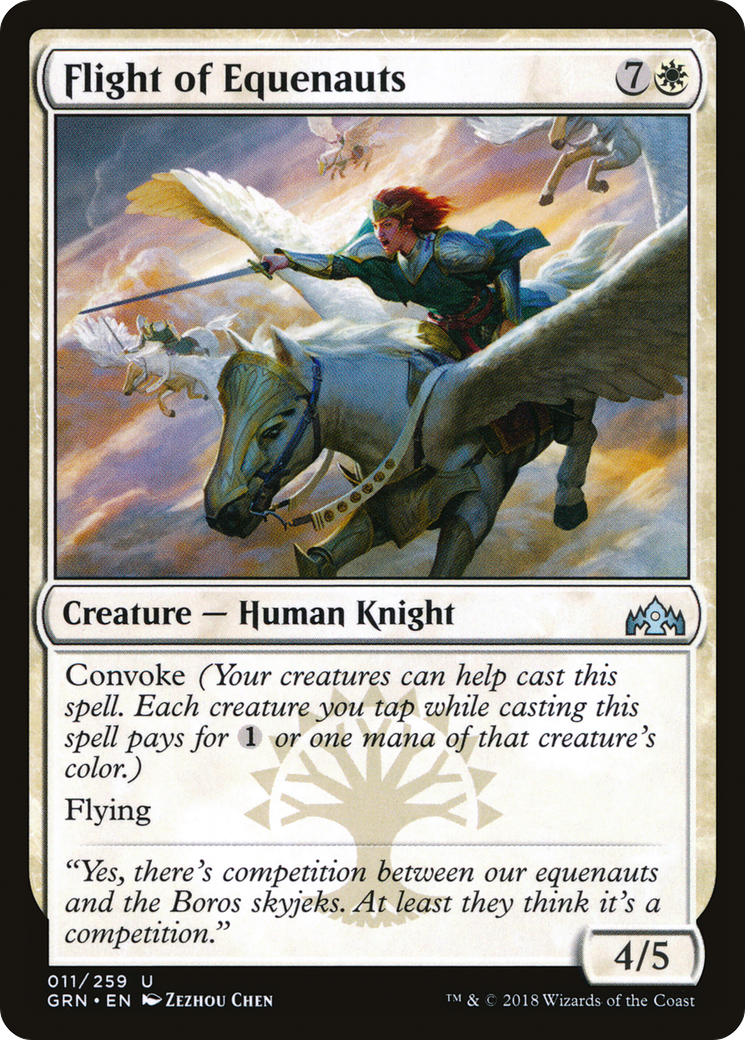 Flight of Equenauts (GRN-011) - Guilds of Ravnica Foil